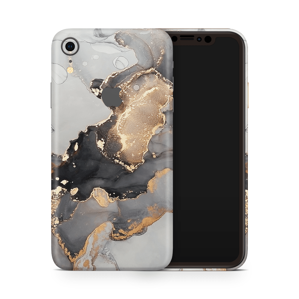 Black Marble Apple iPhone Skins