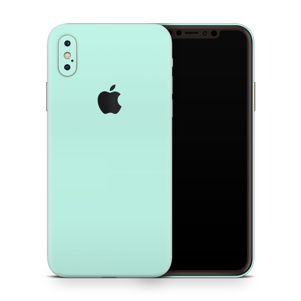 Pastel Mint Apple iPhone Skins