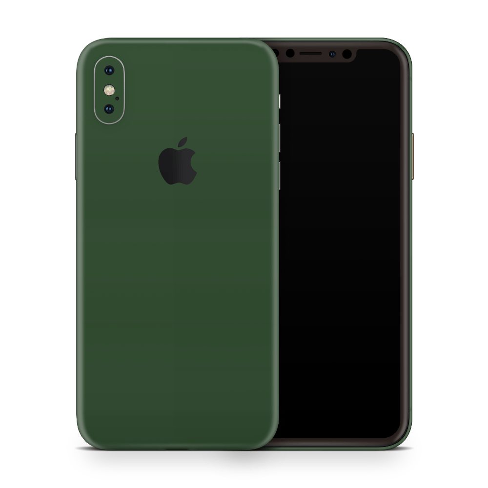 Forest Green Apple iPhone Skins