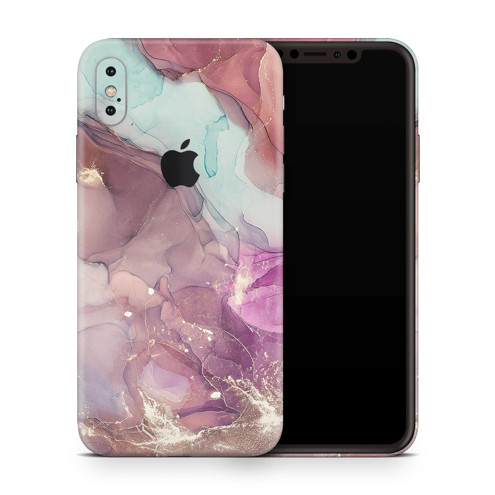 Stained Glass Apple iPhone Skins