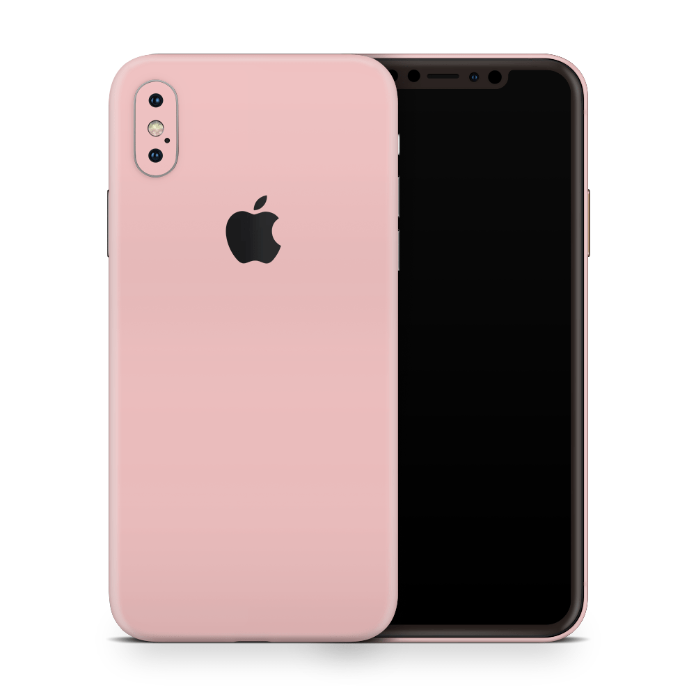 Mauve Pink Apple iPhone Skins