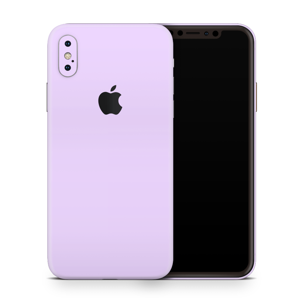 Pastel Lilac Apple iPhone Skins