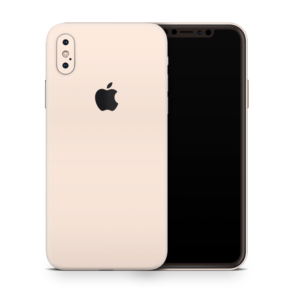 Light Creme Apple iPhone Skins