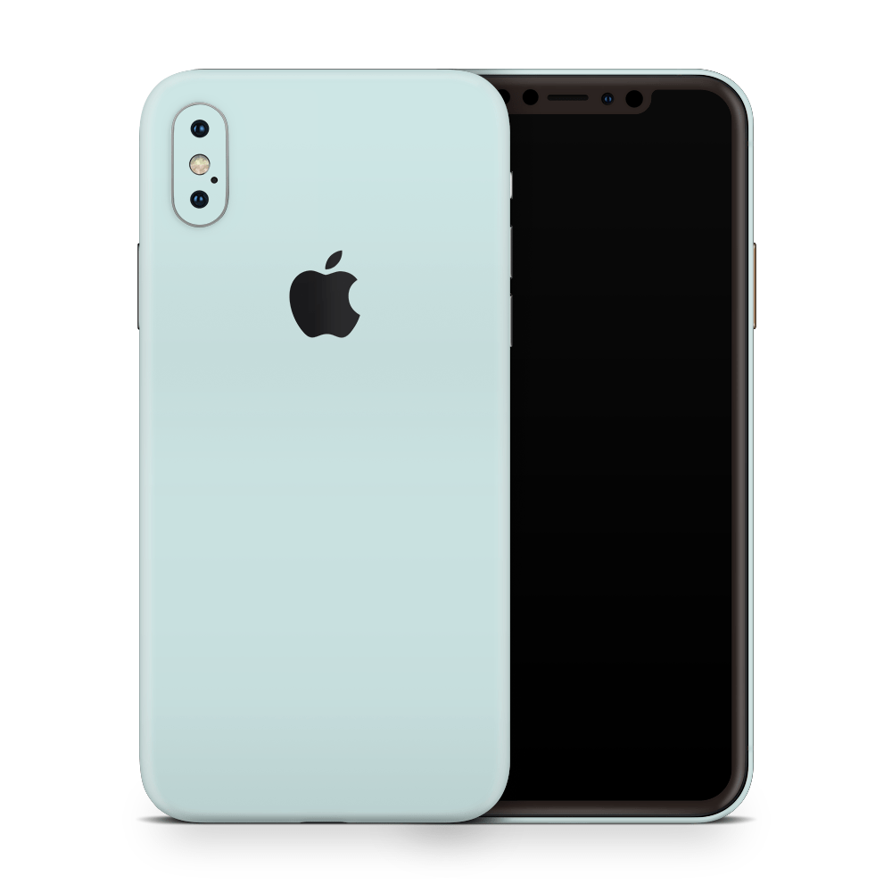 Dusty Blue Apple iPhone Skins