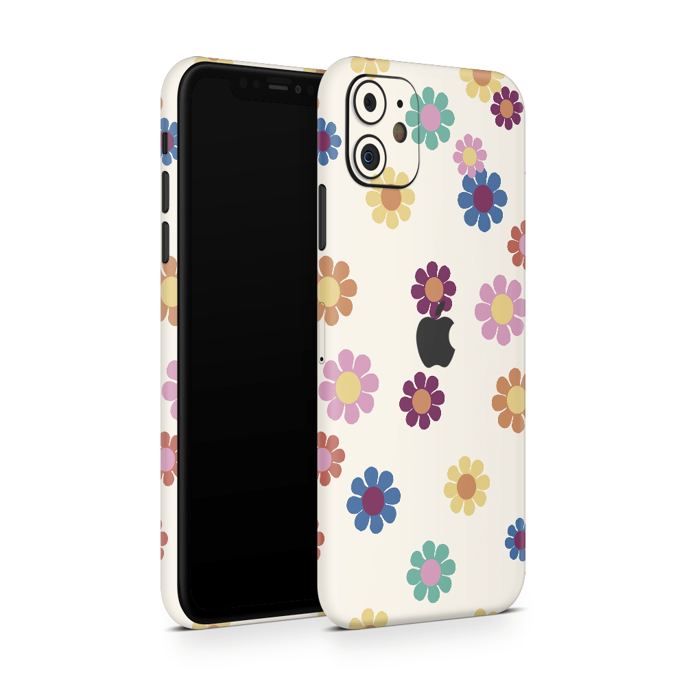 Rainbow Daisies Apple iPhone Skins
