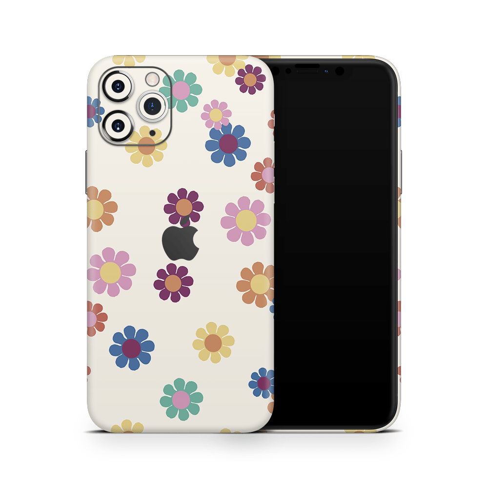 Rainbow Daisies Apple iPhone Skins