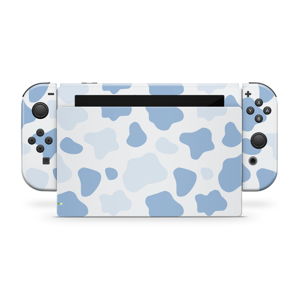 Blueberry Moo Moo Nintendo Switch Skin