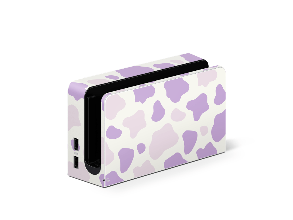 Lavender Moo Moo Nintendo Switch OLED Skin