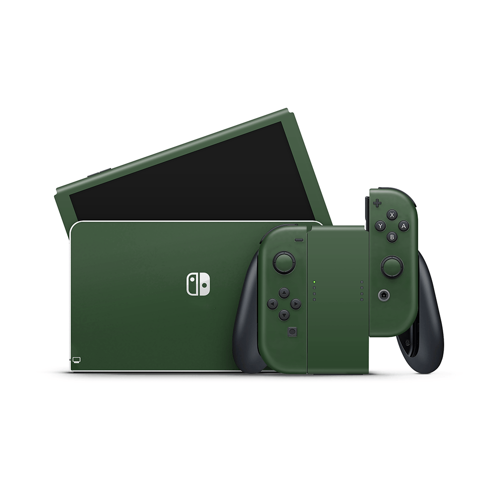 Forest Green Nintendo Switch OLED Skin