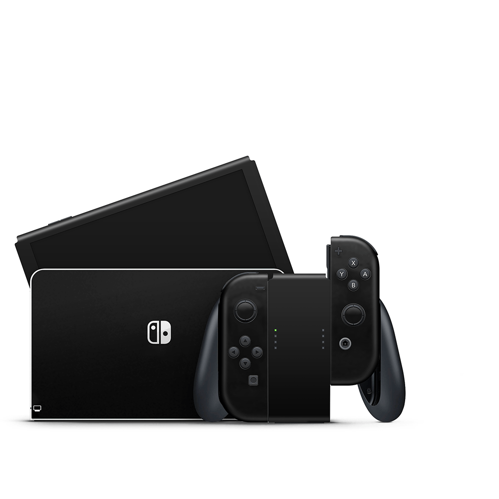 Blackout Nintendo Switch OLED Decal Skin Blackout Nintendo Switch OLED Decal Skin