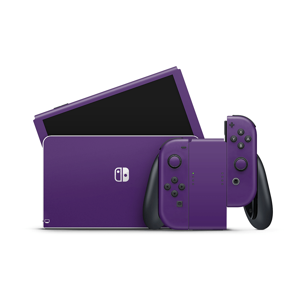 Deep Purple Nintendo Switch OLED Skin