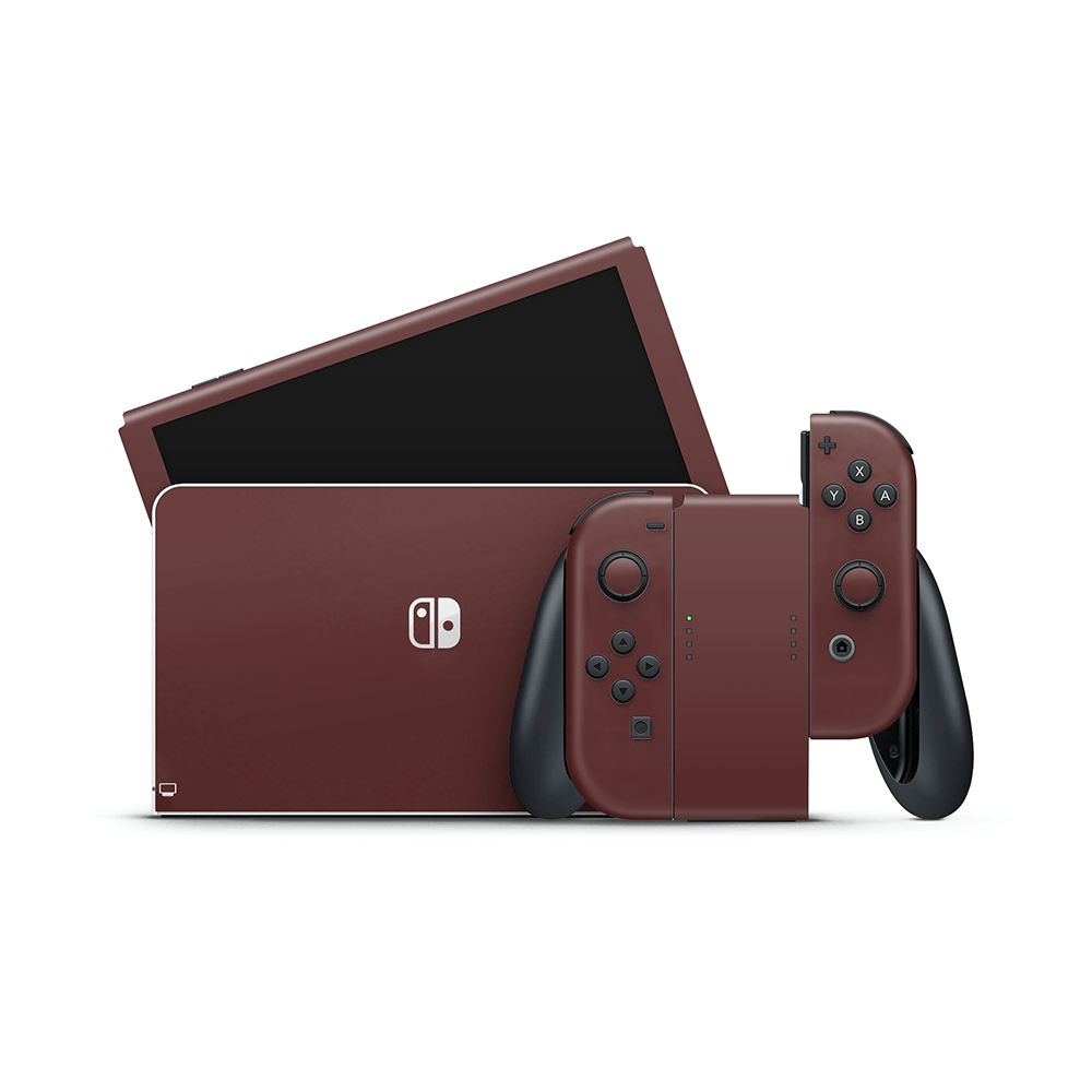 Plum Wine Nintendo Switch OLED Skin