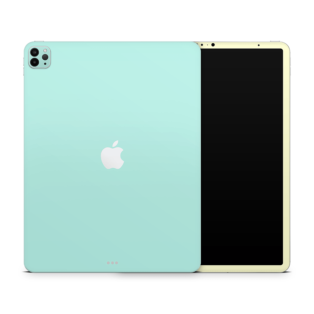 Yellow Mint Retro Pastels Apple iPad Pro Skin