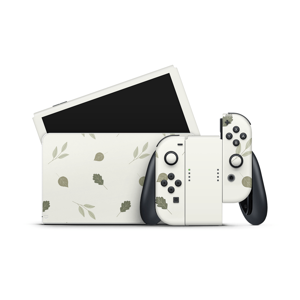 Leafy Foliage Nintendo Switch OLED Skin