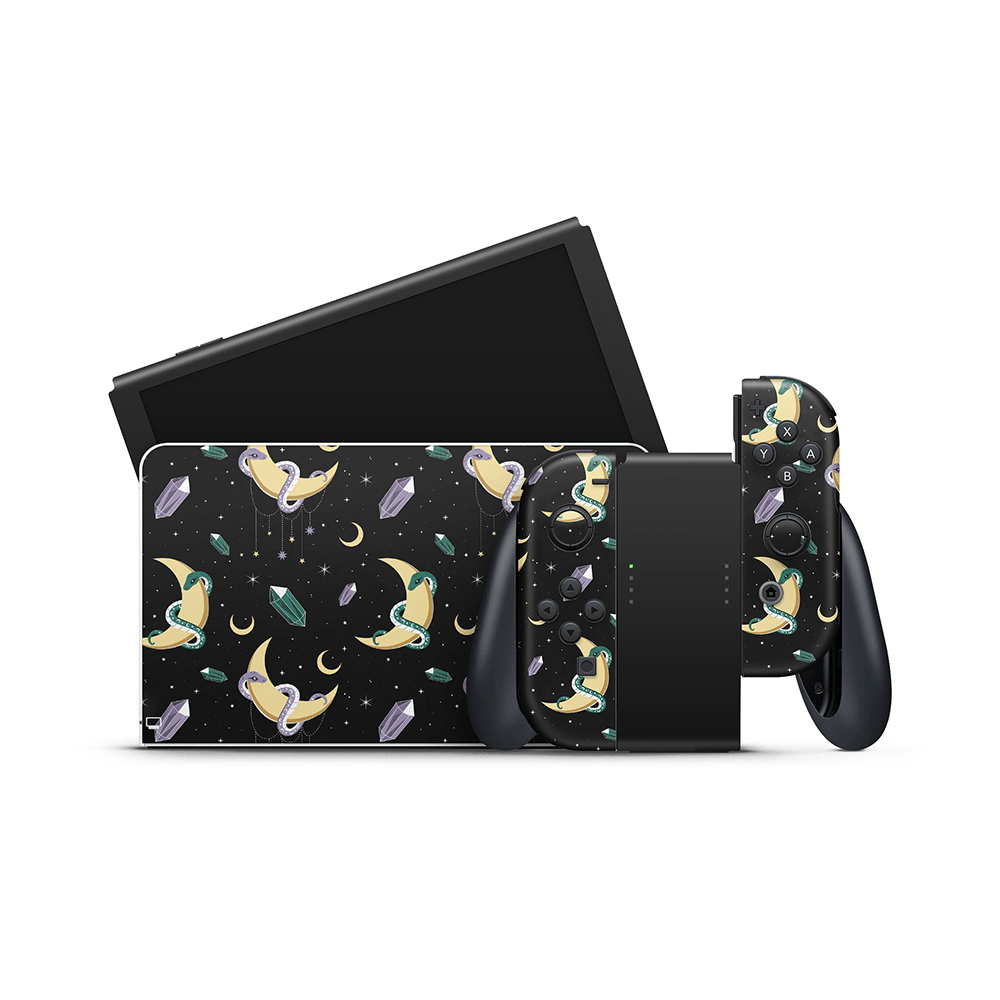 Crystal Viper Nintendo Switch OLED Skin