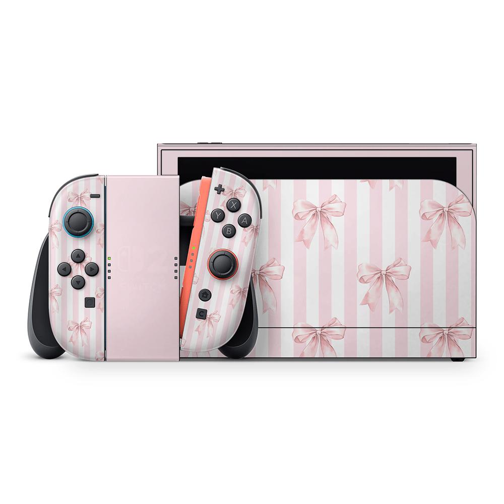 Blush Bows Nintendo Switch 2 Skin