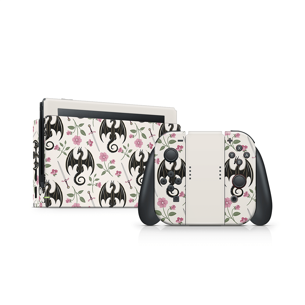 Emberpetal Dragons Nintendo Switch Skin