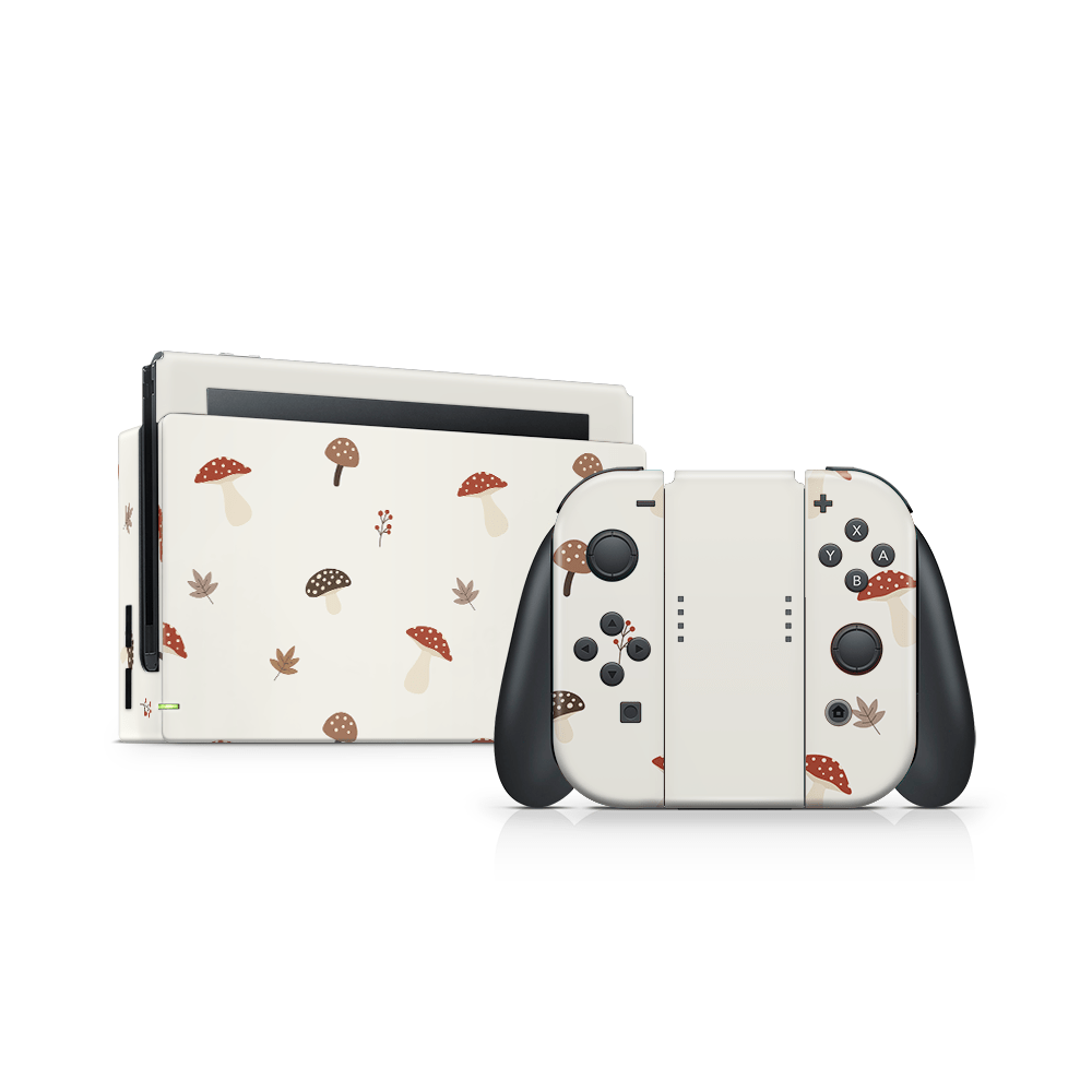 Autumn Mushies Nintendo Switch Skin