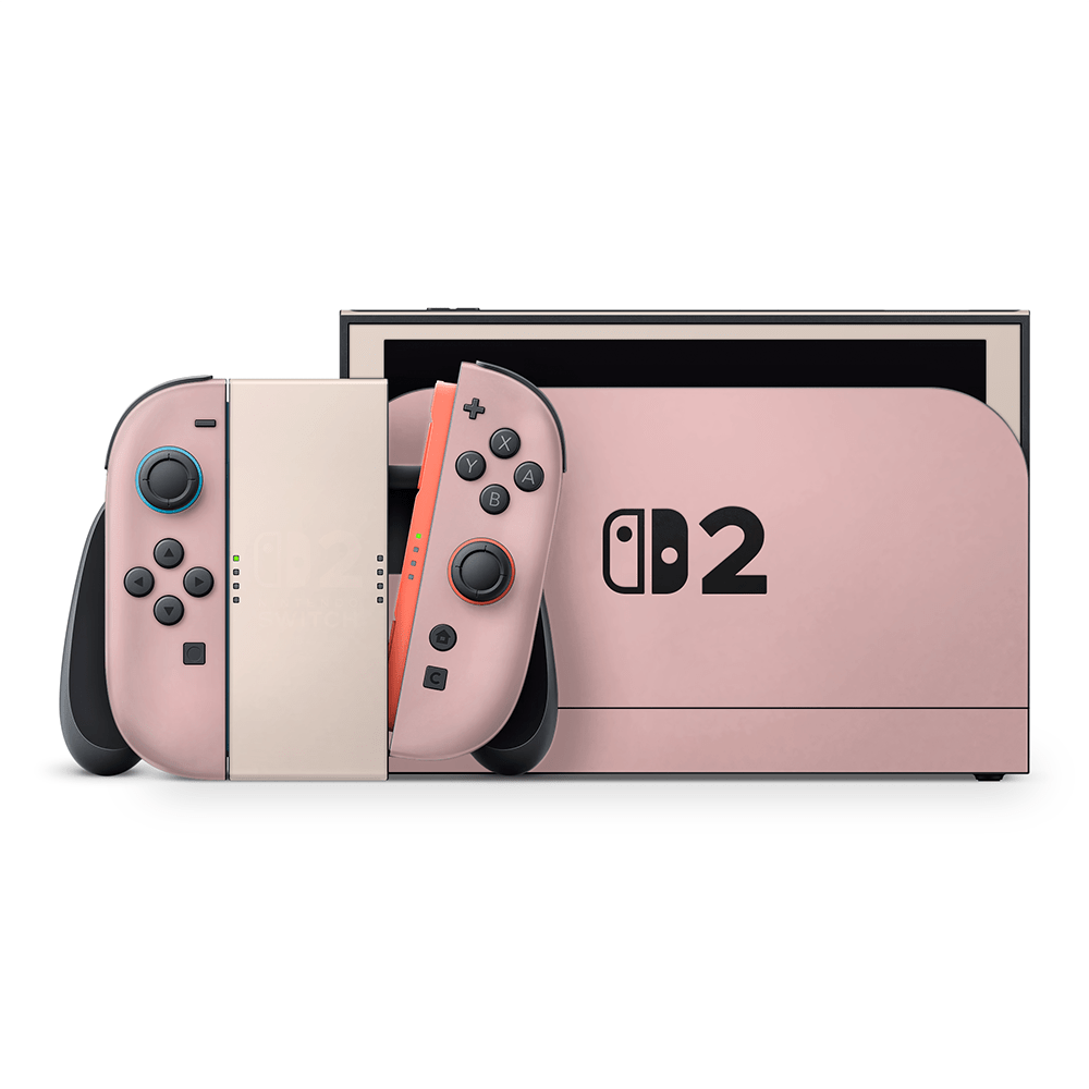 Strawberry Peach Soda Nintendo Switch 2 Skin
