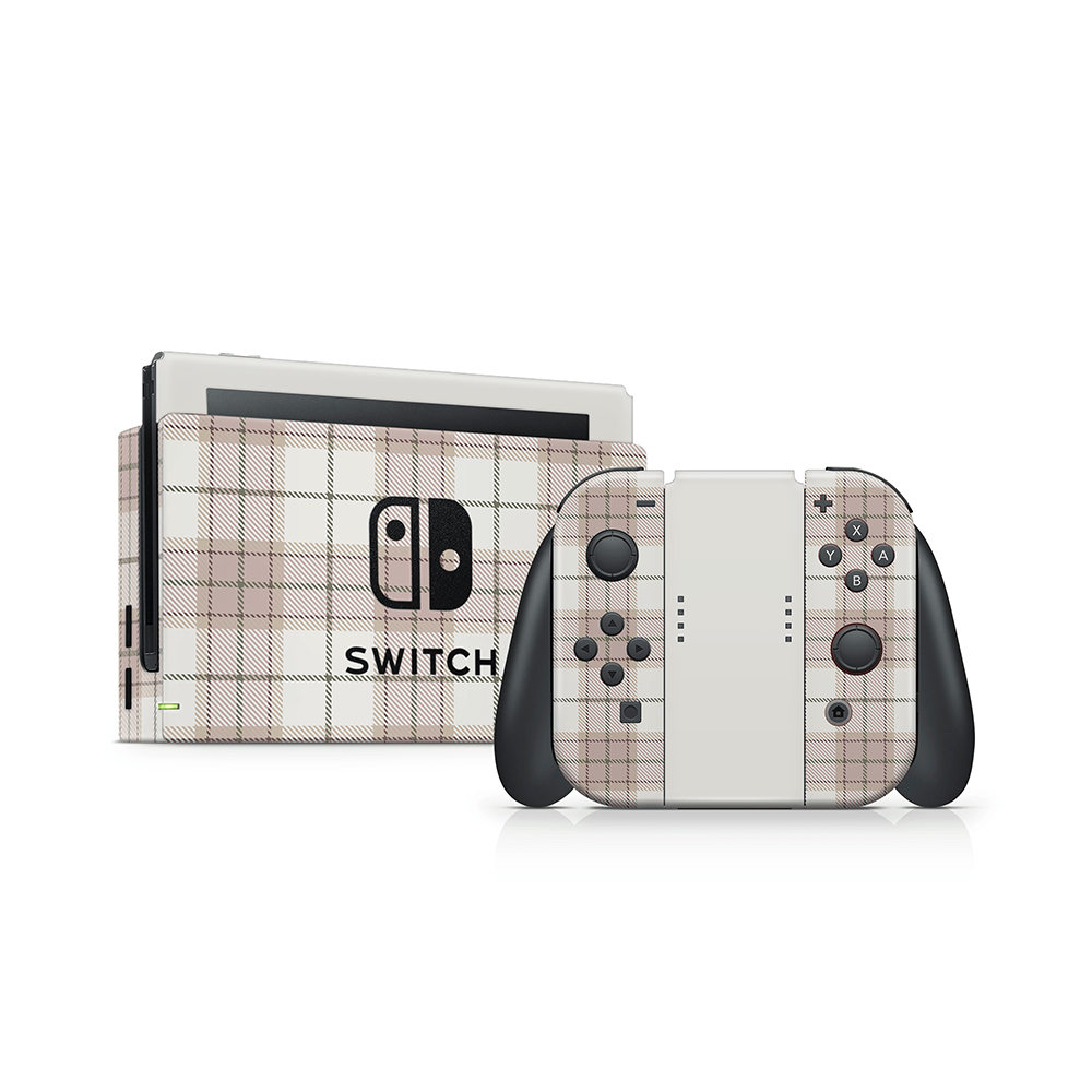 Mauve Linens Nintendo Switch Skin