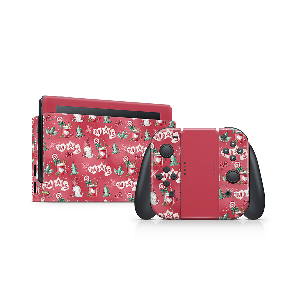 Jolly Gnomes Nintendo Switch Skin