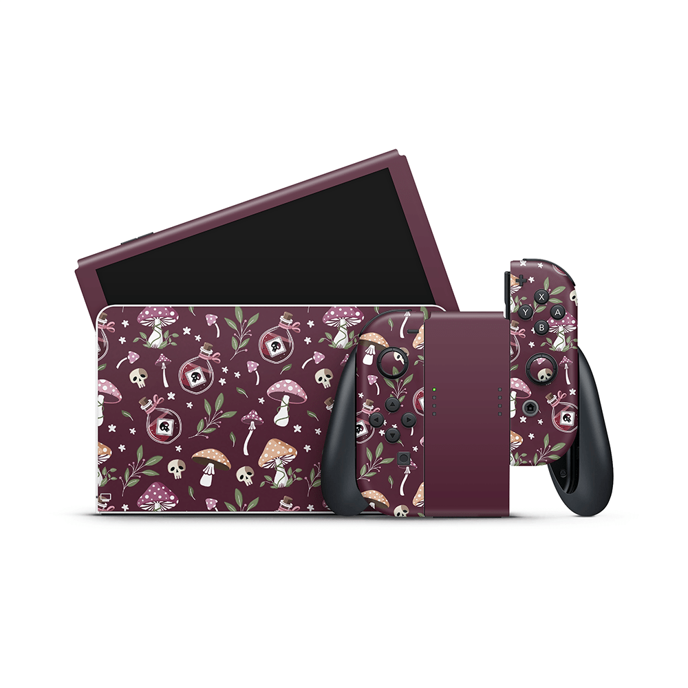 Scarlet Toxin Nintendo Switch OLED Skin