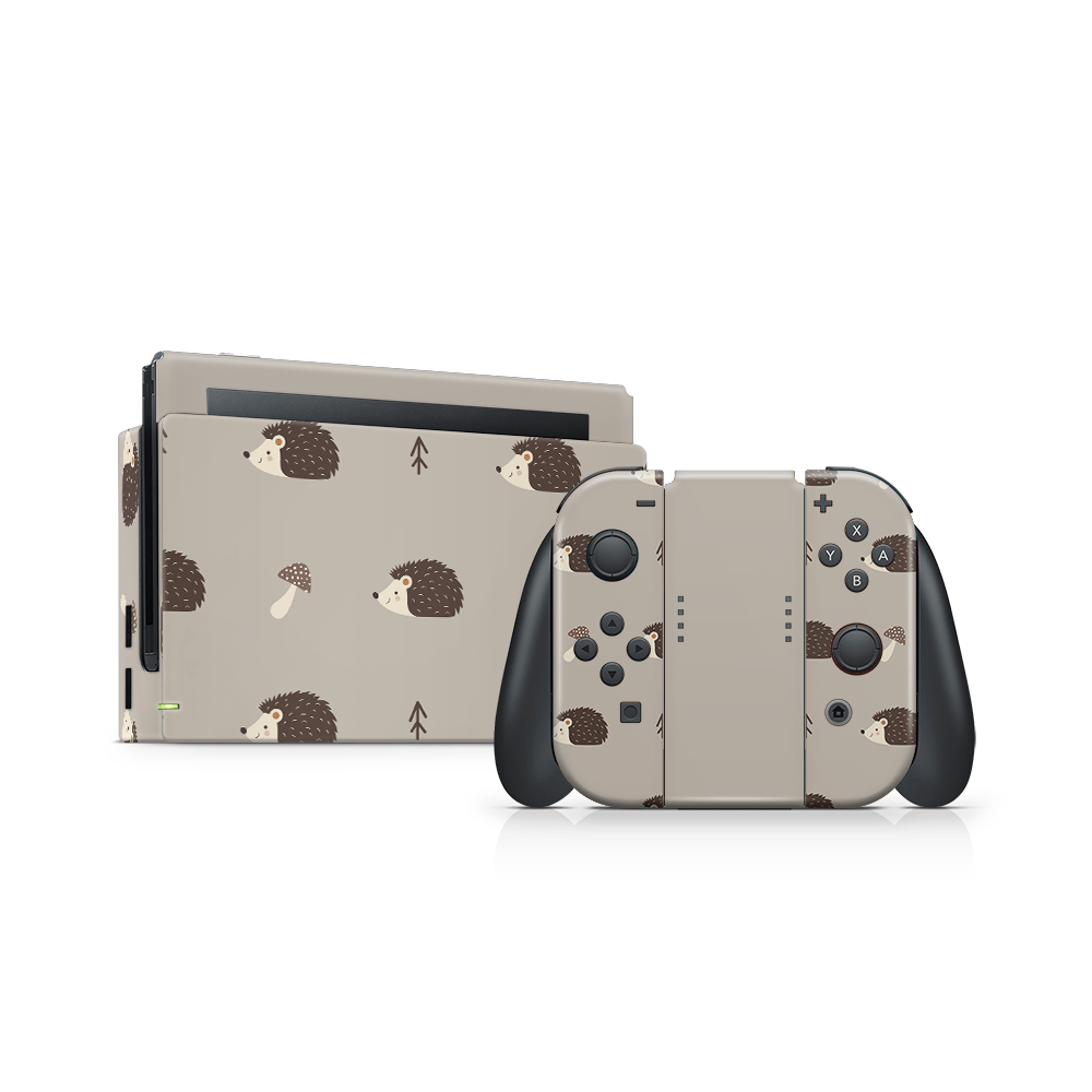 Woodsy Hedgehogs Nintendo Switch Skin