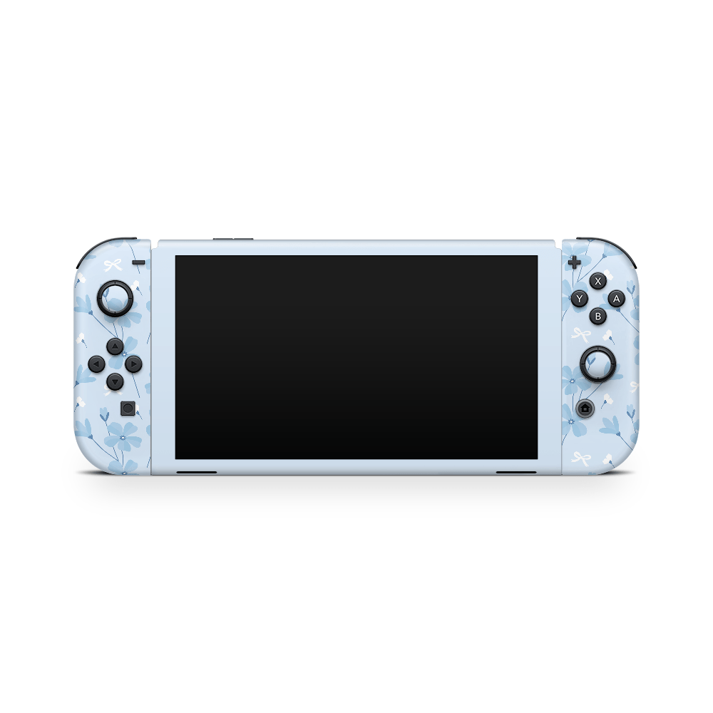 Forget Me Not Nintendo Switch OLED Skin