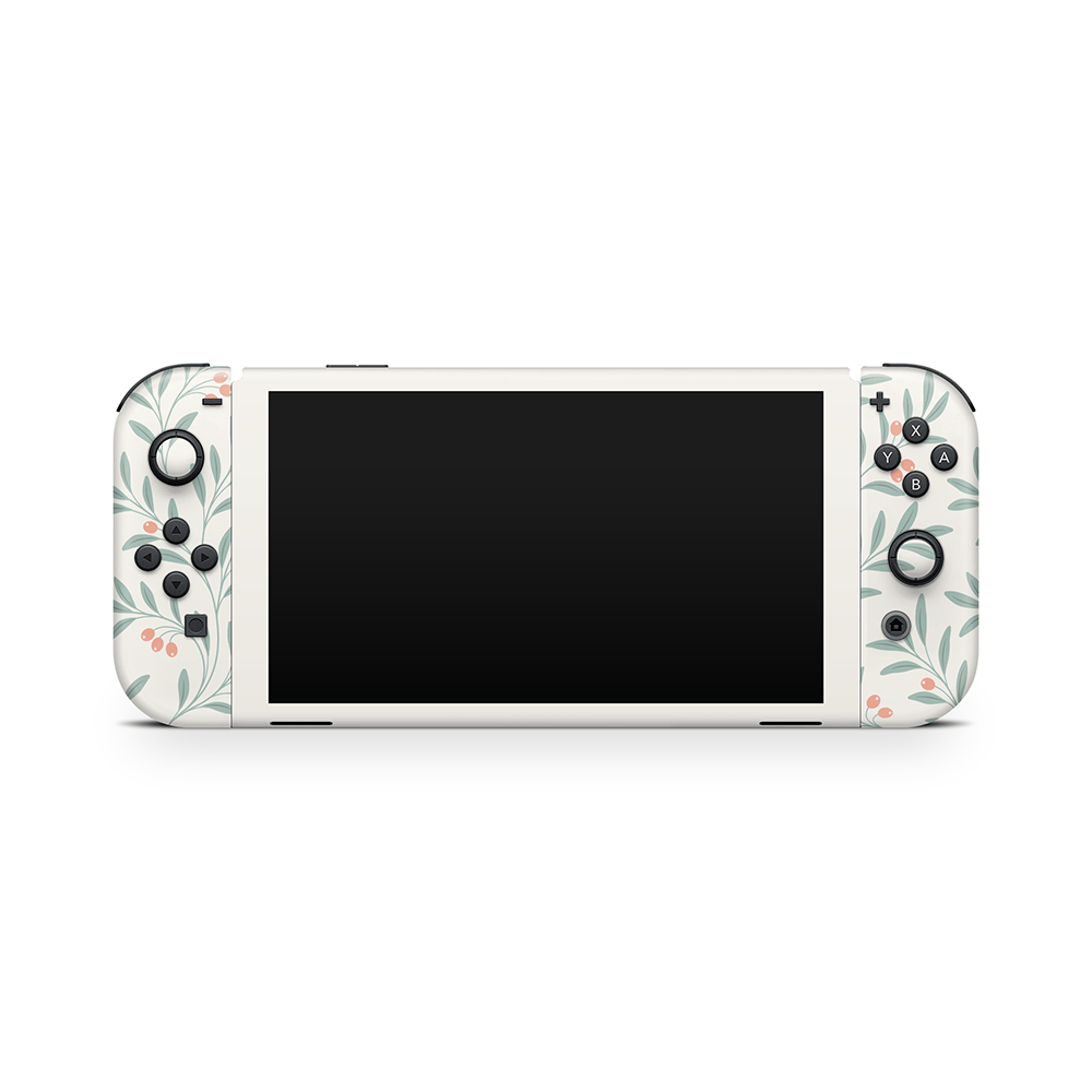 Olive Meadow Nintendo Switch OLED Decal Skin