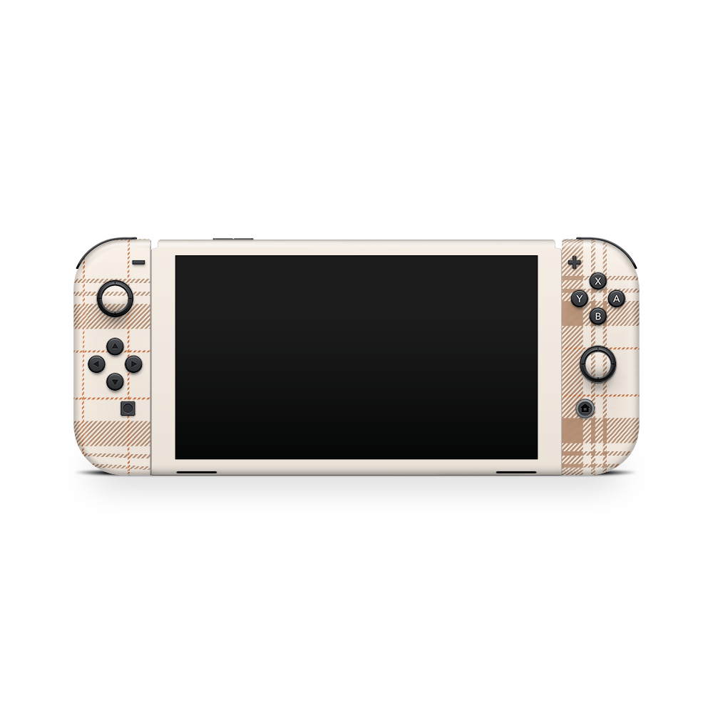 Cocoa Linens Nintendo Switch OLED Skin