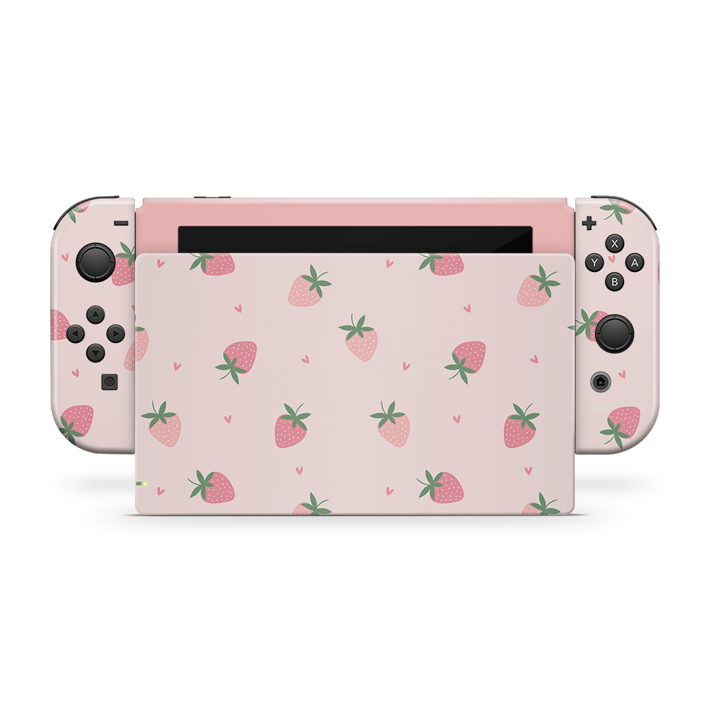Strawberry Fields Nintendo Switch Skin