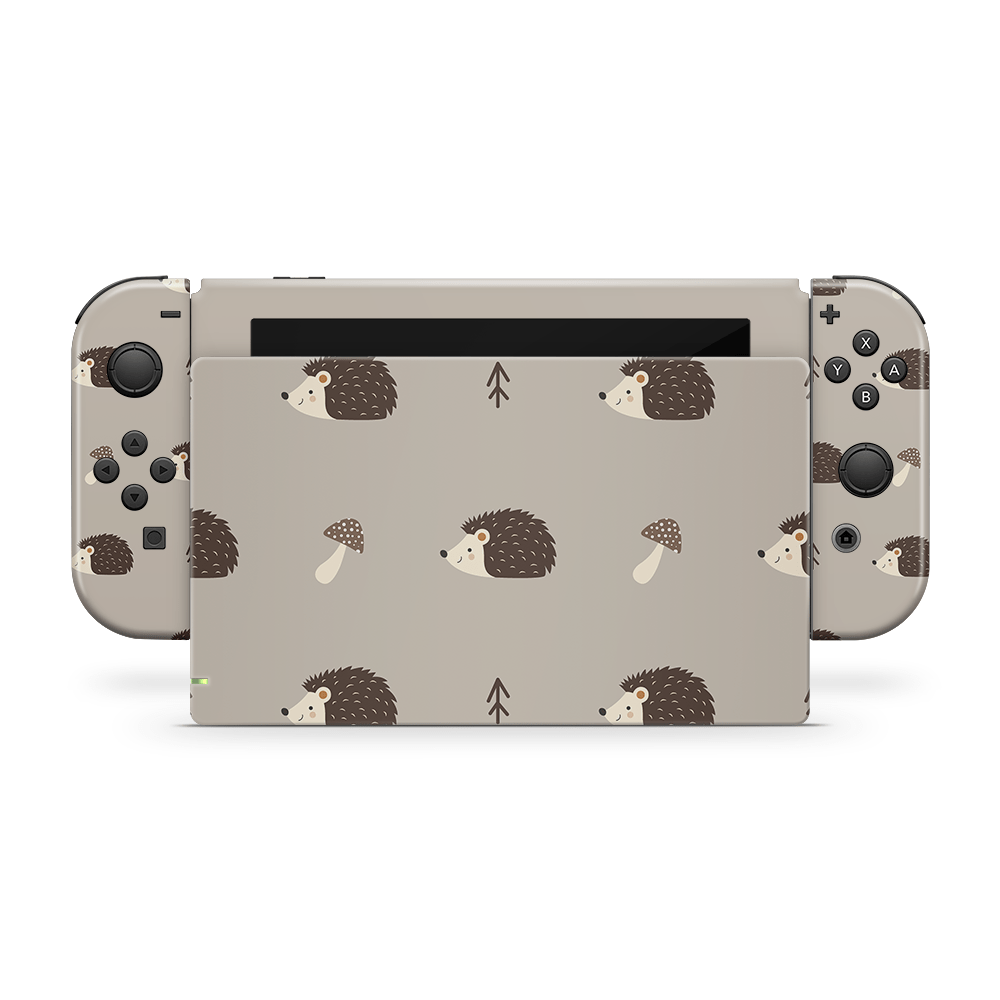 Woodsy Hedgehogs Nintendo Switch Skin