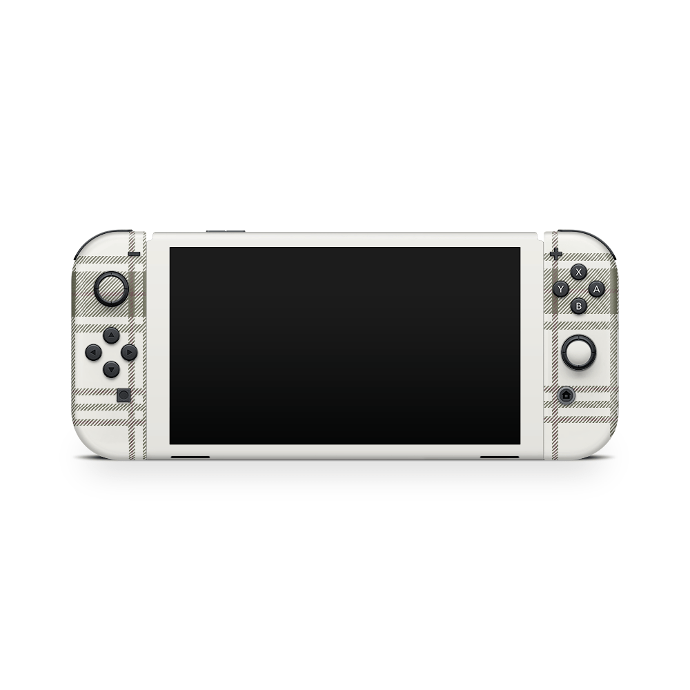 Forest Linens Nintendo Switch OLED Skin