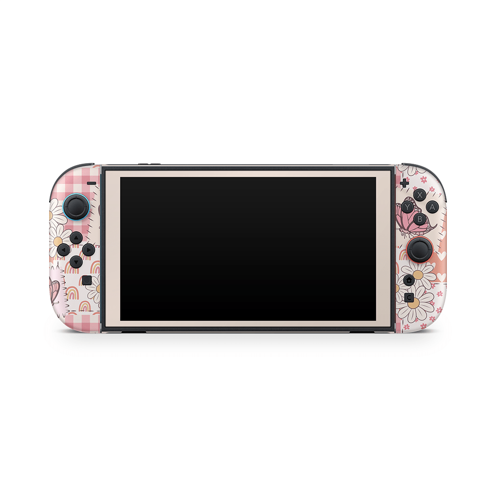 Blush Patchwork Nintendo Switch 2 Skin