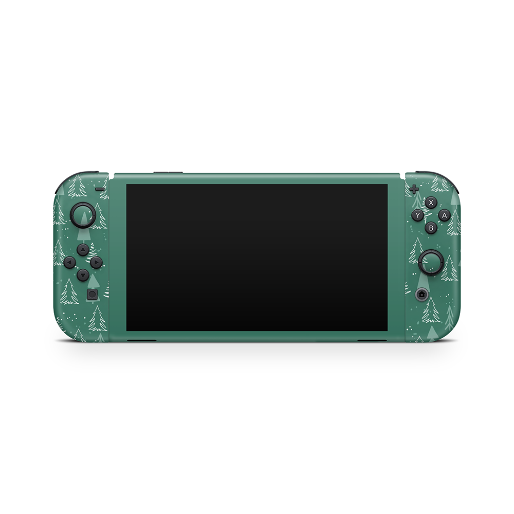 Evergreen Pine Nintendo Switch OLED Skin