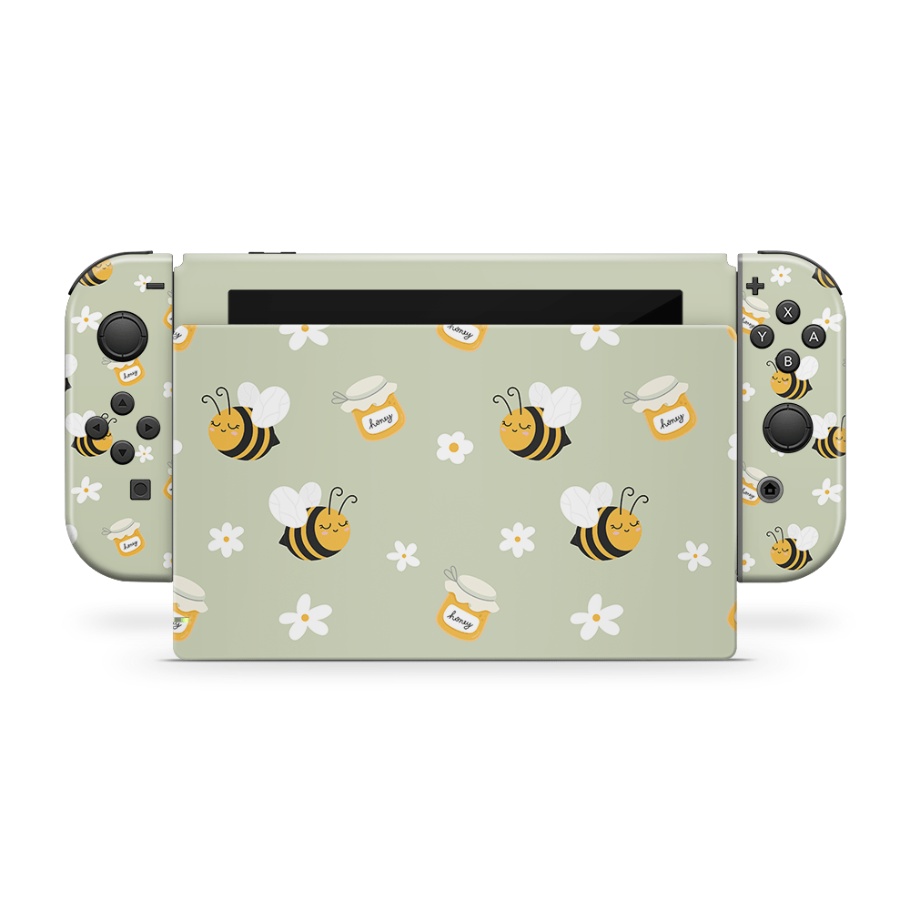 Honey Bees Nintendo Switch Skin