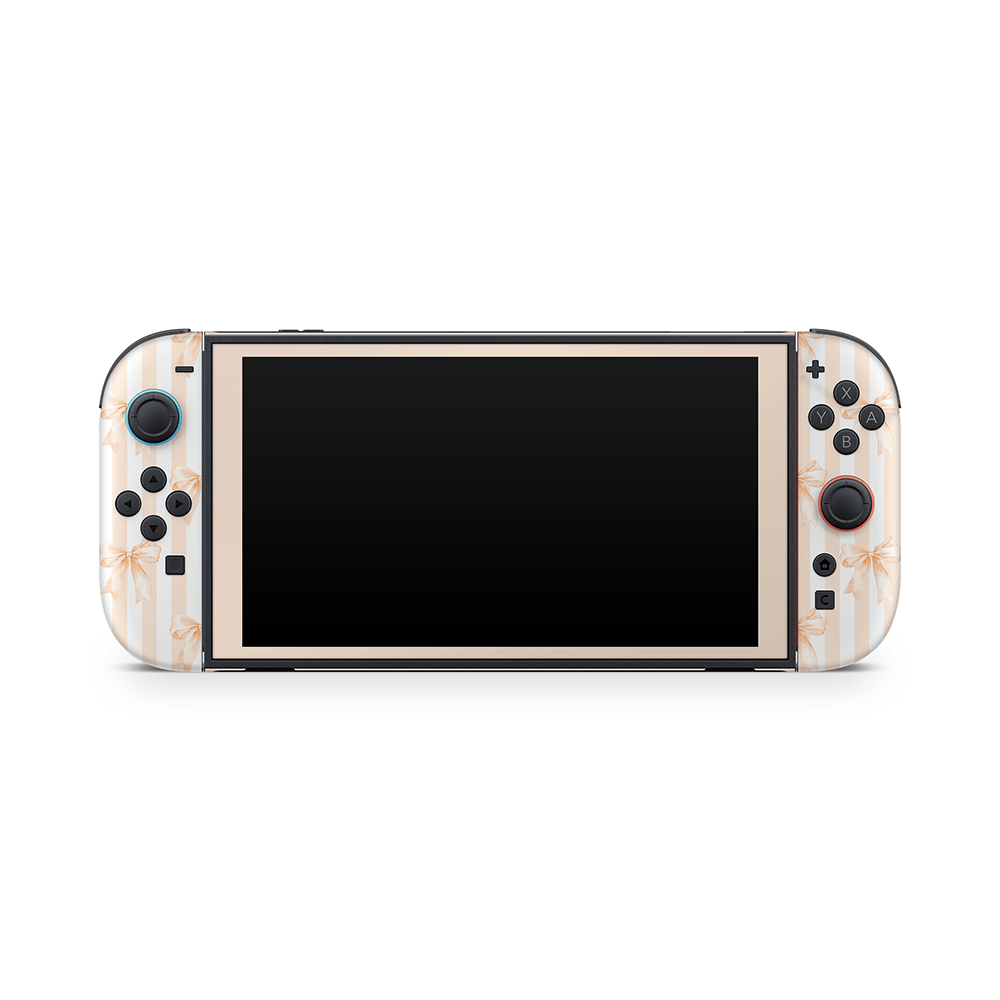 Apricot Bows Nintendo Switch 2 Skin