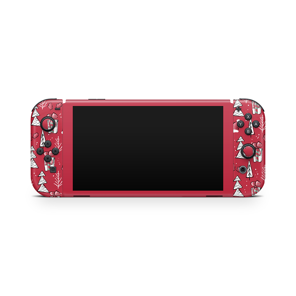 Christmas Morning Nintendo Switch OLED Skin