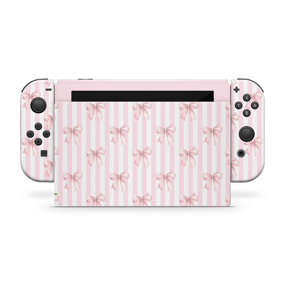 Blush Bows Nintendo Switch Skin