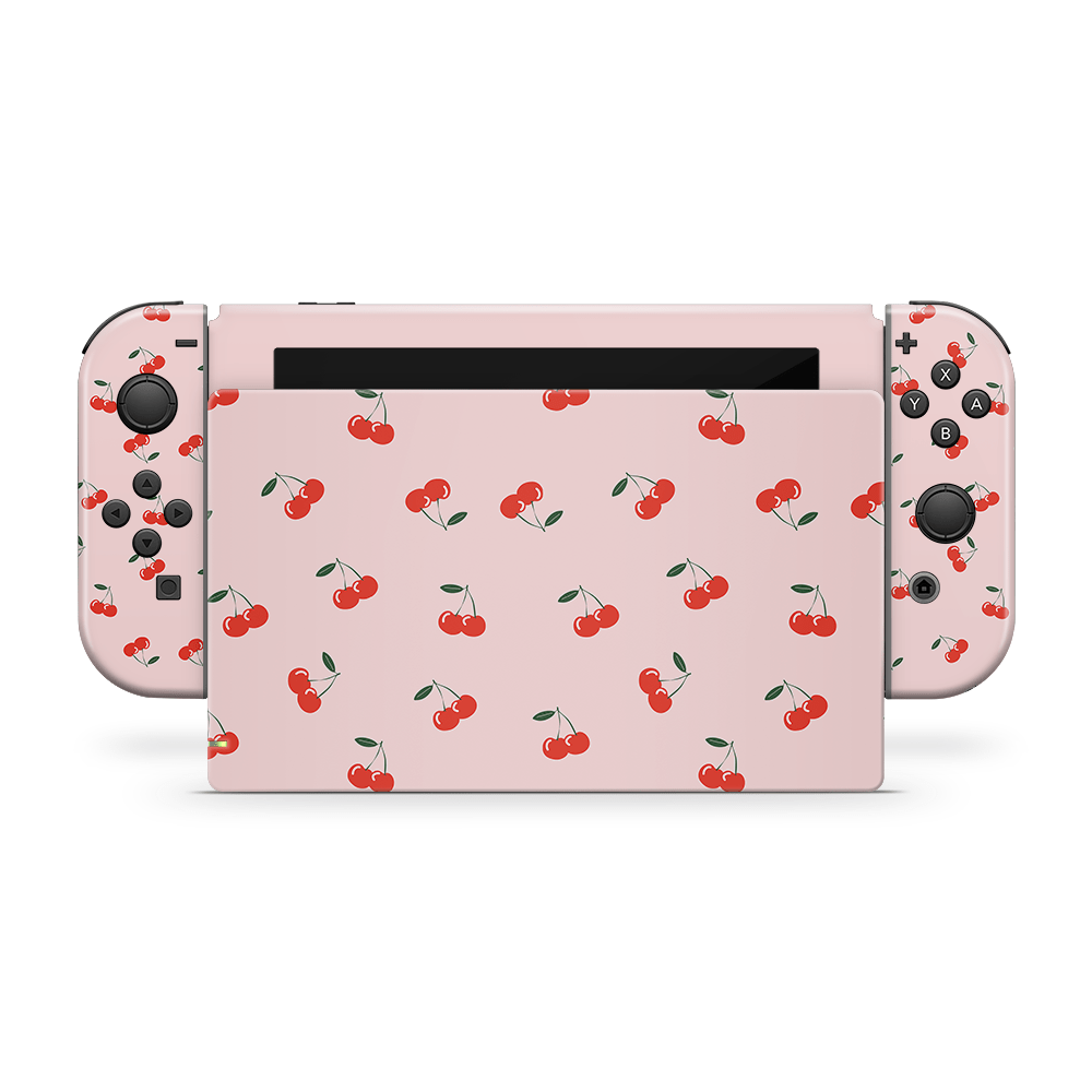 Ruby Cherries Nintendo Switch Skin