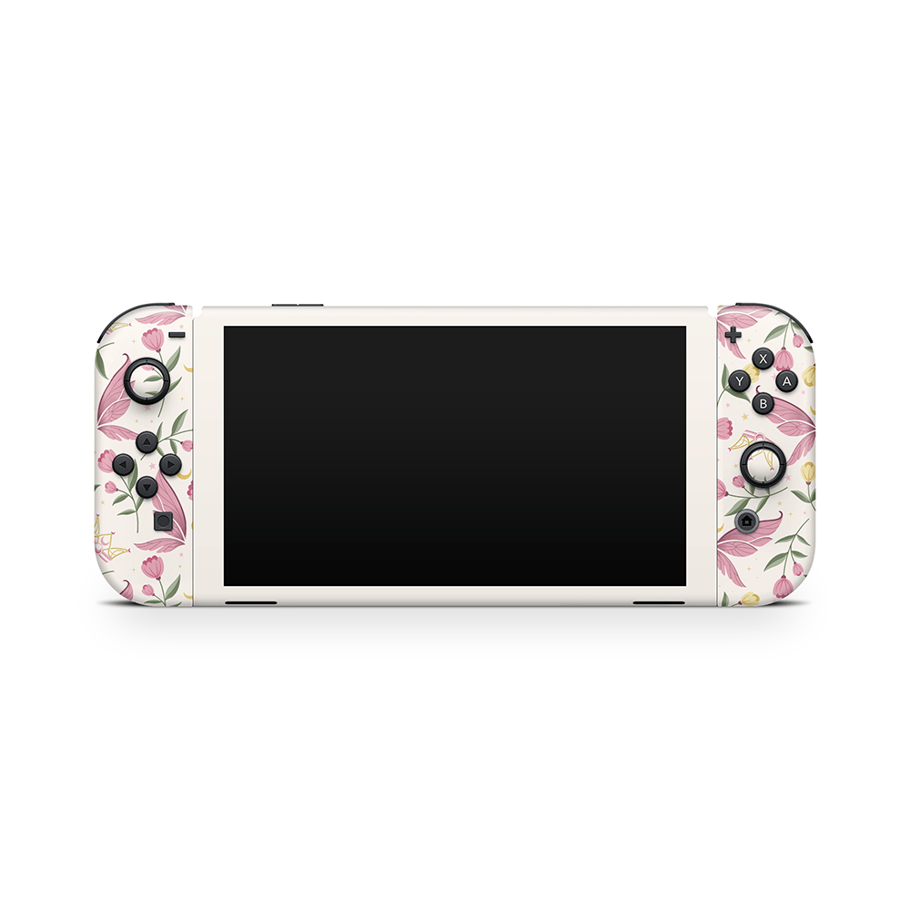 Fairy Roselight Nintendo Switch OLED Skin