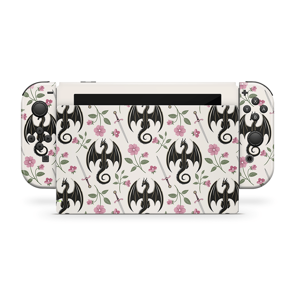 Emberpetal Dragons Nintendo Switch Skin