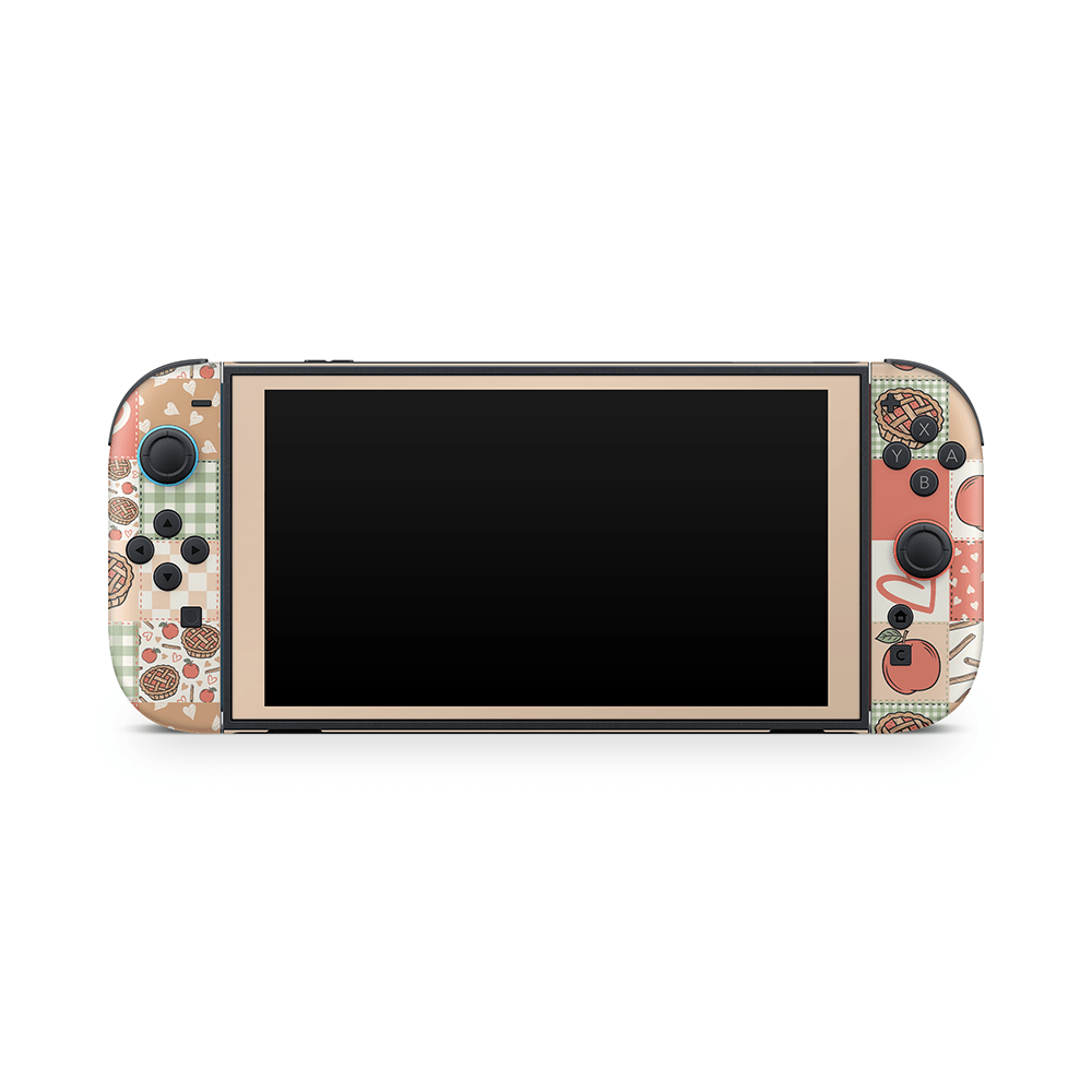 Cozy Pie Patchwork Nintendo Switch 2 Skin
