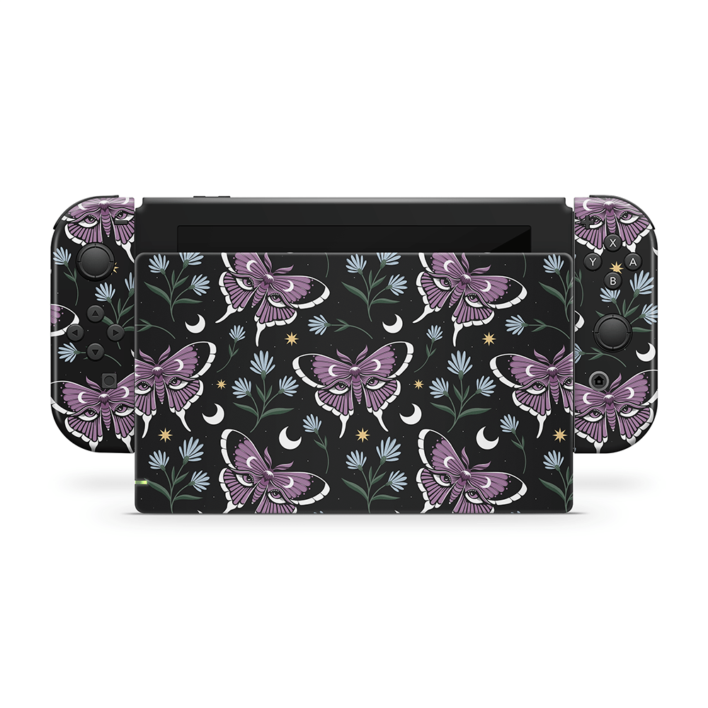 Dreamveil Moth Nintendo Switch Skin