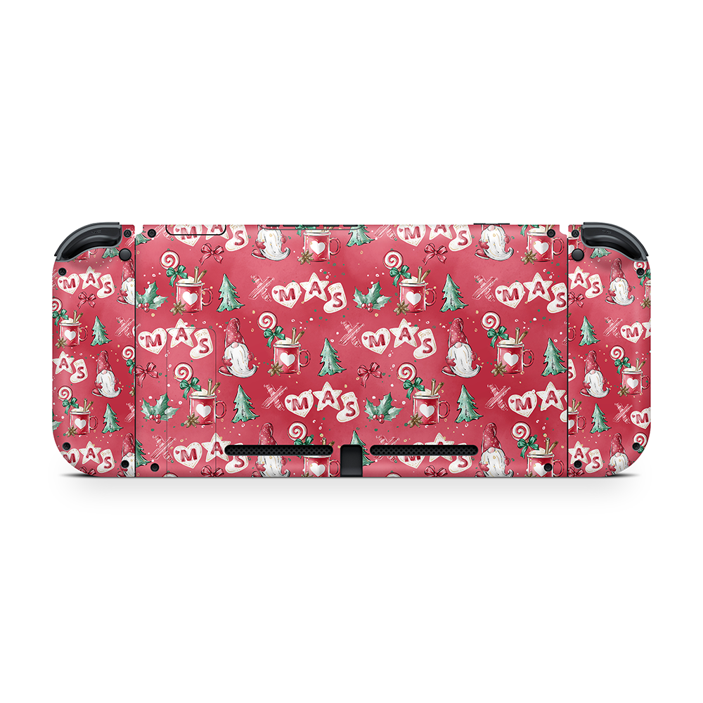 Jolly Gnomes Nintendo Switch Skin