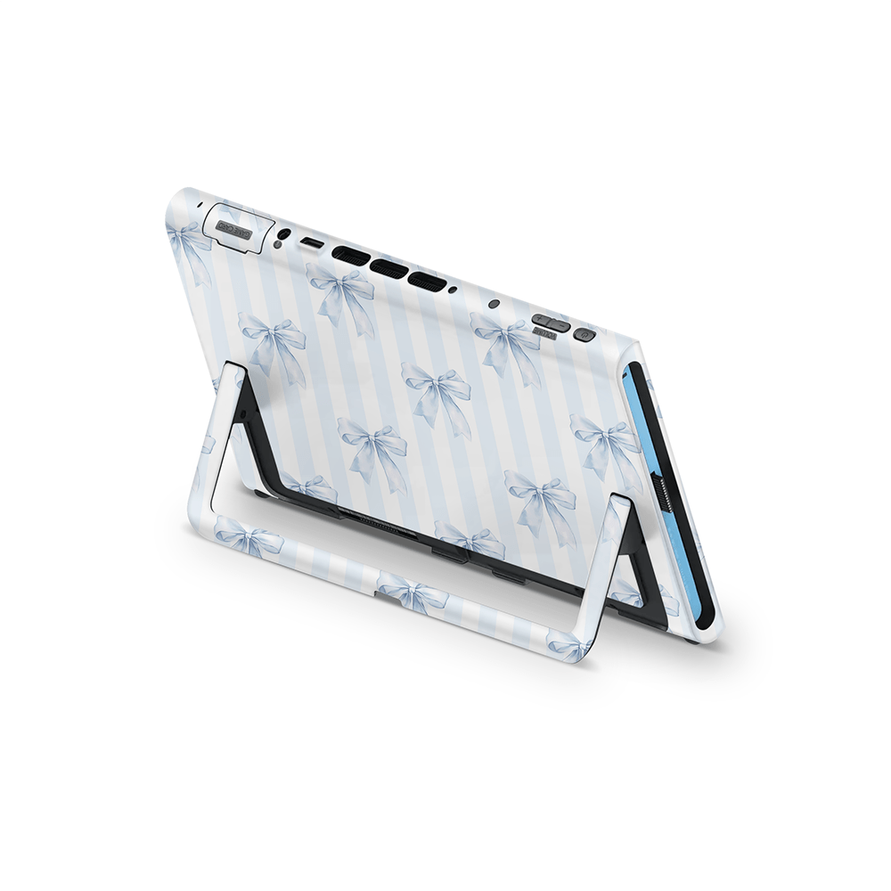 Sky Blue Bows Nintendo Switch 2 Skin
