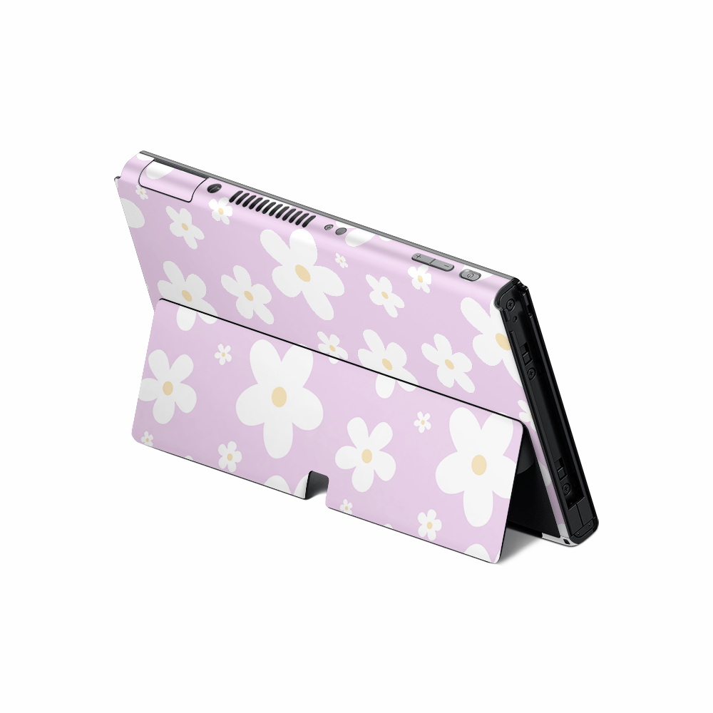 Aster Daisy Nintendo Switch OLED Skin