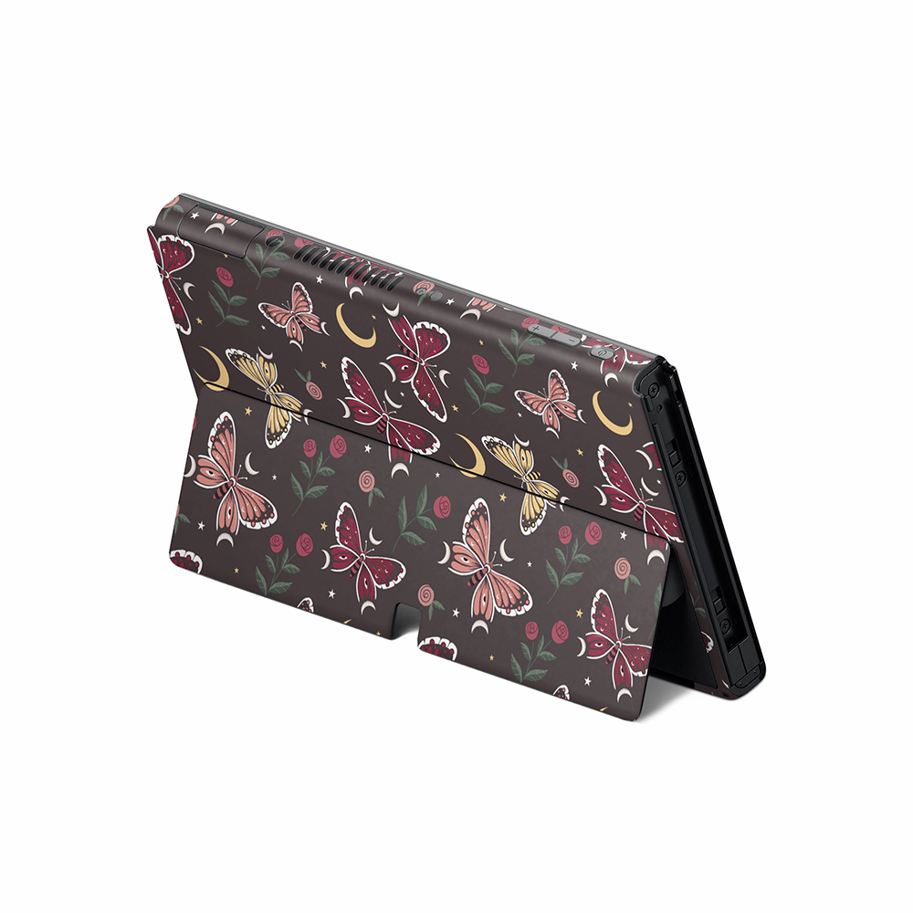 Moon Moths Nintendo Switch OLED Skin