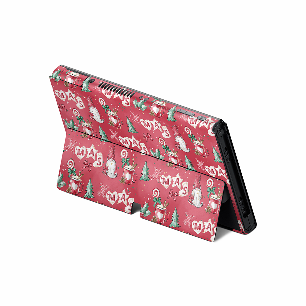 Jolly Gnomes Nintendo Switch OLED Skin