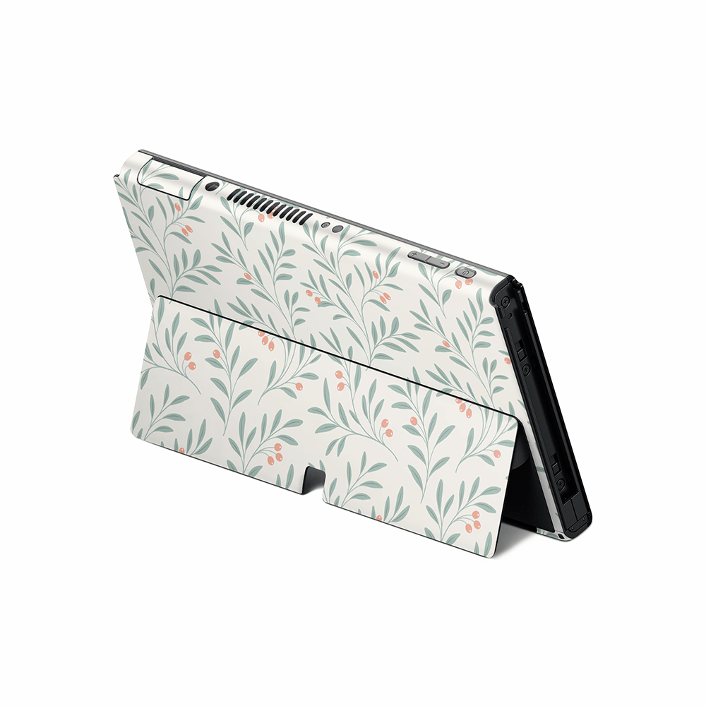 Olive Meadow Nintendo Switch OLED Decal Skin